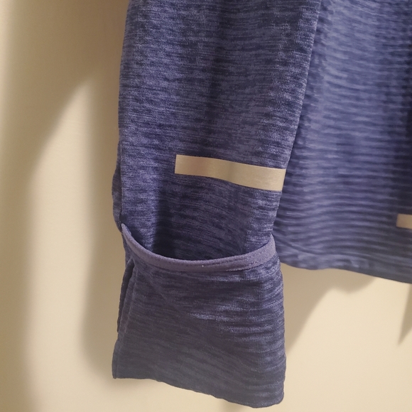 Men's Blue Long Sleeve 1/4 Zip Nike Dri Fit - Picture 4 of 5